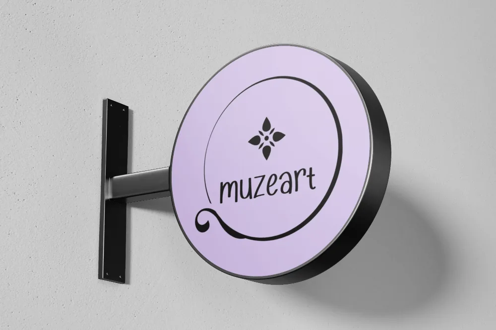 Muzeart — signage & mark