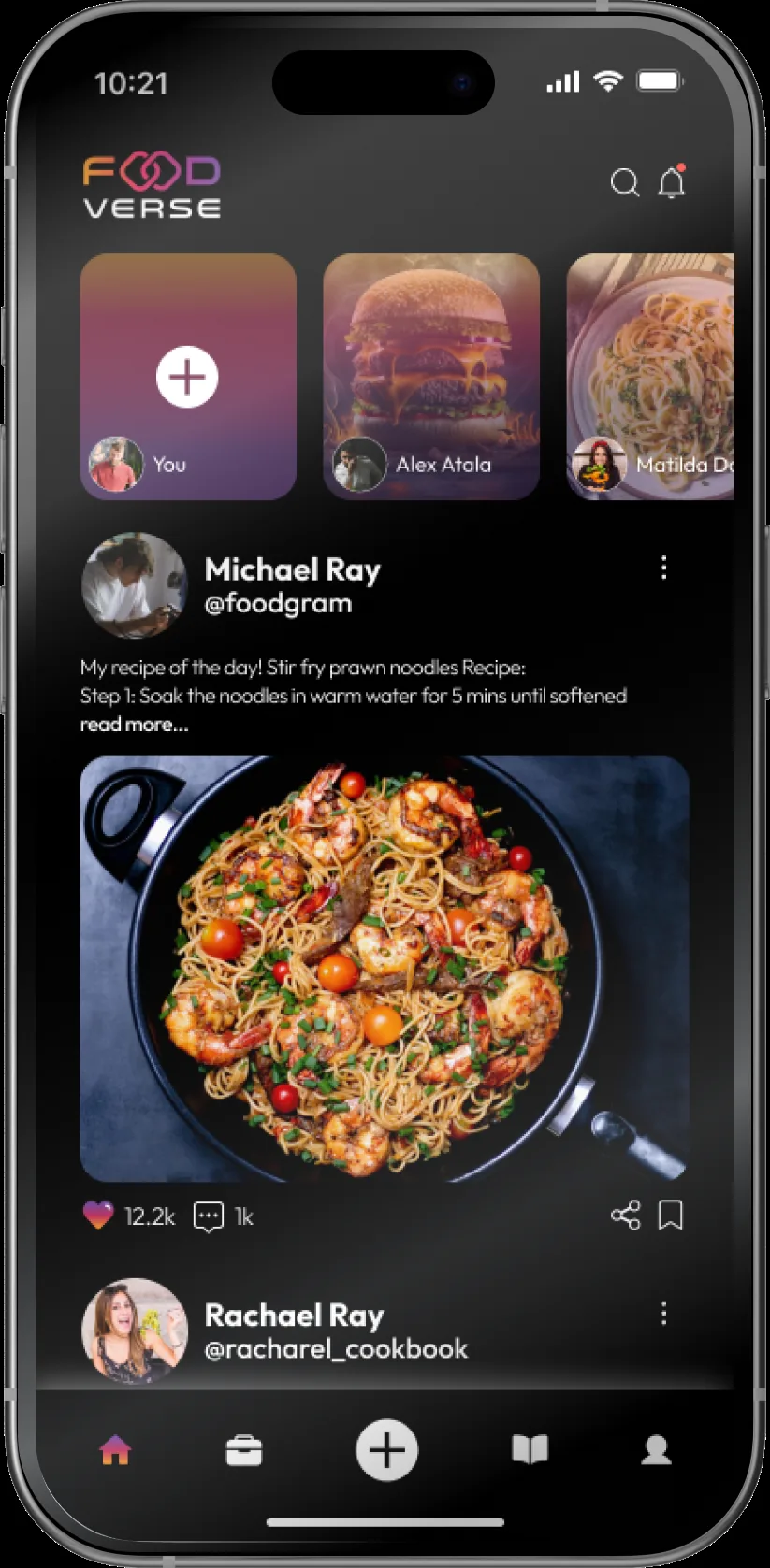Home feed — iOS & Android
