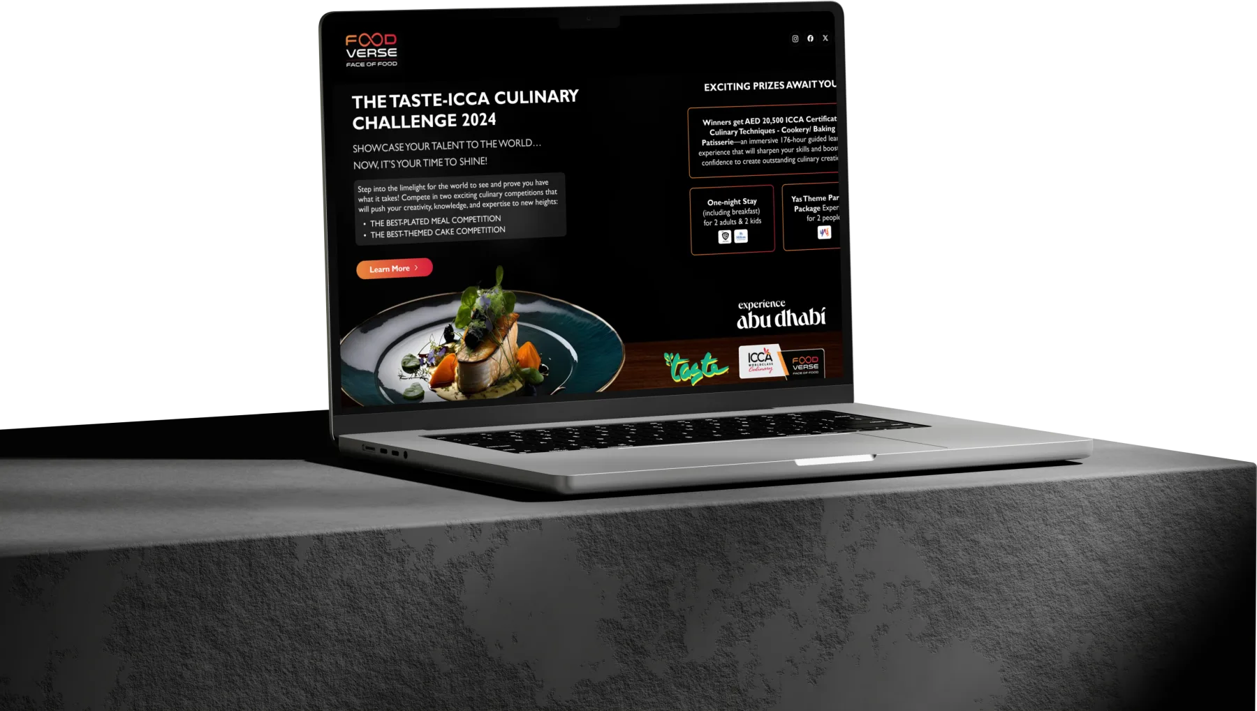 Taste × ICCA Culinary Challenge — campaign site