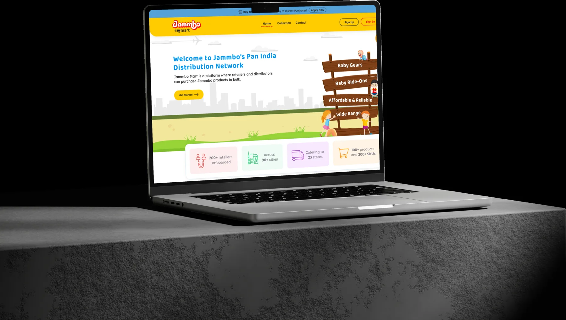 Pan-India distribution website
