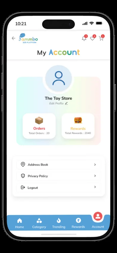 Account & rewards