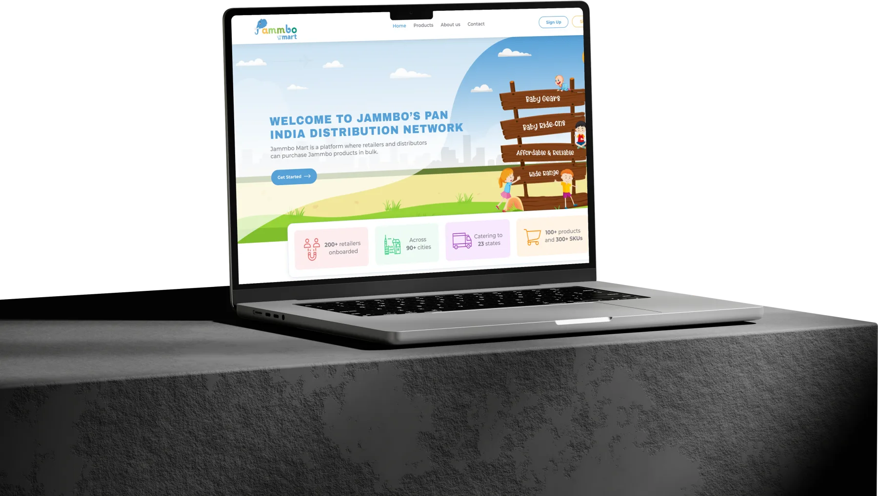 Distribution site — early concept