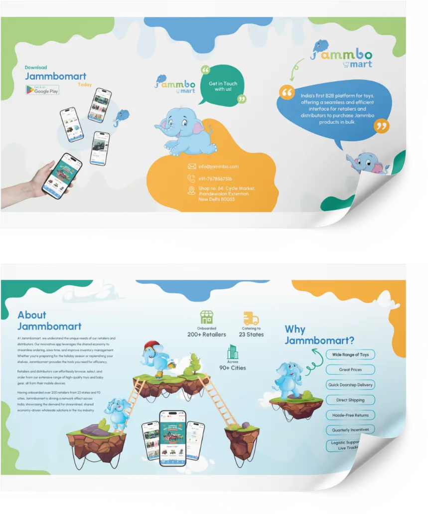 Jammbo — trifold brochure