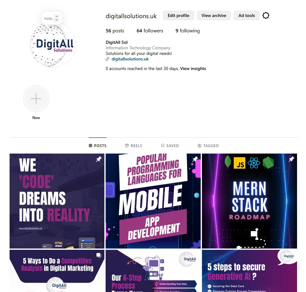 DigitAll — social grid